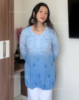 AstarQala - Eliza Ombre Mul Cotton Chikankari Short Kurti Top - - 101_e8ce031d-335e-41a7-8983-94d04db35164