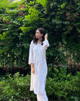 AstarQala - Ada Chikankari Rayon Straight Kurta Set For Women - - 110_abd4789d-7e4a-42fc-8b2c-521ad0657dfb