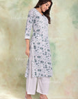 AstarQala - Zoya Mulmul Chikankari Printed Women's Kurta - - 159_bd193f40-a62b-4d1d-8269-1e377f52e26d