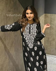 AstarQala - Hira Modal Long Straight Chikankari Kurta & Kurta Set For Women - - 160_c15e490f-4702-4ab5-b828-23254d7da1f5