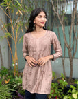AstarQala - Dua Cotton Chikankari Short Kurti Top For Women's - - 185_7b02d035-7f44-4840-8ecd-75a6bb9c10bb