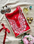 AstarQala - Hamna Rayon Chikankari Straight Short Kurta For Women - - 18