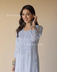 AstarQala - Bahaa Modal Long Chikankari Kurta For Women - - 198_e0852fec-b639-4f68-b234-9e0979eb090d