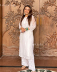 AstarQala - Jiya Georgette Straight Chikankari Kurta For Women - - 19