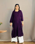 AstarQala - Safina Rayon Cotton Chikankari Solid Women's Long Kurta - - 19_4b495de0-2df7-4810-88b3-83af7675b920