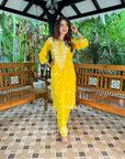 AstarQala - Ada Chikankari Rayon Straight Kurta Set For Women - - 218_e0216cda-06e5-4798-8536-fd07be7a2423