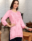 AstarQala - Taya Chikankari Rayon Short Kurti Top - - 225_ac248ed3-884e-49ae-b990-b99c33237929