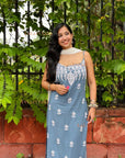 AstarQala - Bushra Rayon Chikankari Sleeveless Long Strap Kurti - - 232_88870551-2b51-40b9-9108-2882f1682981