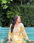 AstarQala - Farheen Mulmul Floral Printed Chikankari Kurti For Women's - - 253_c21b5267-1f5b-43cc-972c-a558fa8e6ba7