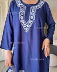 AstarQala - Heer Chikankari Rayon Straight Short Kurta Top - - 268_fa0a4274-2723-4194-af8c-0cd02bfda28f