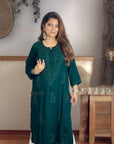 AstarQala - Safina Rayon Cotton Chikankari Solid Women's Long Kurta - - 26