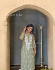 AstarQala - Mahira Leheriya Long Kota Doria Chikankari Kurta For Women - - 271_12bae402-79bd-4034-9354-23a11c3de428