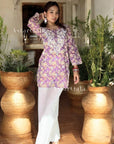 AstarQala - Jehan Chikankari Mulmul Short Kurti - - 271_a3f9328f-1b35-4af0-8c9d-3629017aca80