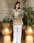 AstarQala - Jehan Chikankari Mulmul Short Kurti - - 274_e3b744cd-c39f-461c-9d5a-3ca14ad372f1