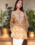 AstarQala - Jehan Chikankari Mulmul Short Kurti - - 276_840b66b6-b84b-41e6-86c9-6117a24f9e02