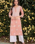 AstarQala - Chandani Chikankari Rayon Straight Kurta For Women - - 278_9c540243-d3cf-496a-a131-44a565bbc184