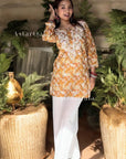 AstarQala - Jehan Chikankari Mulmul Short Kurti - - 279_efafb8b2-154f-4427-9822-6715ded4633f