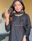 AstarQala - Bahar Premium Chanderi Chikankari Kurta Set For Women - - 28_16f5633f-384f-40bc-aa79-786154418529