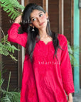 AstarQala - Eliza Ombre Mul Cotton Chikankari Short Kurti Top - Kurti & Palazzo - 295_6f9e2e63-52c4-465e-95a9-e2df8586ca25