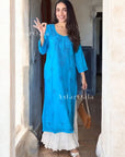 AstarQala - Gazala Rayon Straight Chikankari Kurta For Women - - 295_fee58b72-411e-4c1f-b64d-b221c1132e50