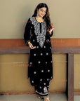 AstarQala - Ada Chikankari Rayon Straight Kurta Set For Women - - 2_3145136f-8bfc-4151-b367-0f357c00b3e9