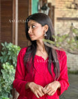 AstarQala - Eliza Ombre Mul Cotton Chikankari Short Kurti Top - - 300_119aee23-b296-4cbb-86a5-fade8fce8ad8