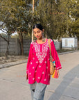 AstarQala - Hamna Rayon Chikankari Straight Short Kurta For Women - - 326_a1ea6a26-d8c3-4b5f-abcb-6cbb3563fa86
