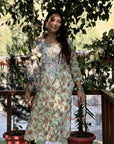 AstarQala - Farheen Mulmul Floral Printed Chikankari Kurti For Women's - - 338_9ea99e85-b909-4f6b-a413-1b4b5a08cf8c