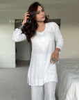 AstarQala - Kari Chikankari Short Kurti & Palazzo Co-ord Set in Rayon for Women - - 354_7ba1ca6f-eee3-4b9a-b2b7-2b317d92e674