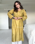 AstarQala - Mehar Chanderi Chikankari Straight Long Kurta For Women - - 360_f4fb7054-73cd-4e95-a492-b2004cb551df