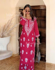 AstarQala - Faiza Chikankari Rayon Kurta Set - - 391