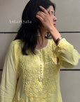 AstarQala - Banu Rayon Straight Chikankari Kurti - - 402_ca347e29-5c66-4325-9fe1-b5b8d08788bb