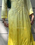 AstarQala - Banu Rayon Straight Chikankari Kurti - - 403
