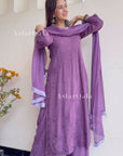 AstarQala - Ulfat Chikankari Rayon Ombré 3 Piece Kurta Set With Dupatta - - 411_56ff04fd-0ac3-411c-aaab-4778ac339a85
