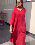 AstarQala - Ulfat Chikankari Rayon Ombré 3 Piece Kurta Set With Dupatta - - 414_a421d5bf-79b4-452a-a918-94e2783a0dc9