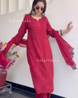 AstarQala - Ulfat Chikankari Rayon Ombré 3 Piece Kurta Set With Dupatta - - 415_4c888d93-3f16-4b6a-af84-9f9321a1ba78