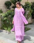 AstarQala - Ulfat Chikankari Rayon Ombré 3 Piece Kurta Set With Dupatta - - 419_31d67de8-e1a0-408a-ac28-f316855ea1e2