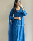 AstarQala - Ulfat Chikankari Rayon Ombré 3 Piece Kurta Set With Dupatta - - 428_2e5fa542-3cff-441b-9550-223a518672af