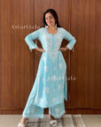 AstarQala - Faiza Chikankari Rayon Kurta Set - - 436_3f54862e-d4dd-4788-be76-00ca7f620987