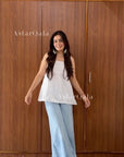 AstarQala - Sara Chikankari Cotton Strap Top - - 440_36e79f92-e587-4542-a850-1d16954bd614