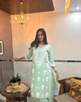 AstarQala - Faiza Chikankari Rayon Kurta Set - - 454_4a5c7b1f-000a-4cbd-b83c-7d4b905d90a4