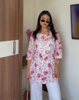 AstarQala - Rohini Mul Cotton Chikankari Kurti Top - - 480_d2f366ff-ff3a-42ad-b620-97711bf8aae6