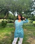 AstarQala - Eliza Ombre Mul Cotton Chikankari Short Kurti Top - - 5_ee7ebc5a-607b-49d3-a06d-0d61f7de5e32