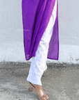 AstarQala - Nuri Premium Mul Cotton Chikankari Pants For Women - - nuri-premium-mul-cotton-chikankari-pants-for-women-astarqala-xxs-3xl-white-43607994695970