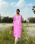 AstarQala - Sehar Rayon Straight Chikankari Kurta For Women - - sehar-rayon-straight-chikankari-kurta-astarqala-42421544714530
