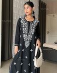 AstarQala - Sehar Rayon Straight Chikankari Kurta For Women - - sehar-rayon-straight-chikankari-kurta-for-women-astarqala-43568263561506