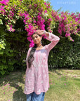 AstarQala - Ina Short Modal Chikankari Kurta Top - - 106