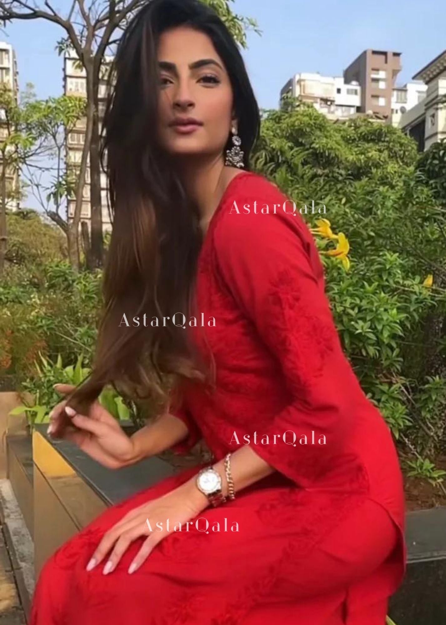AstarQala - Palak Chikankari Kurta Set - - 117_e6933f38-5398-4da3-be1d-5e6ec74ed828