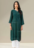 Riyal Chanderi Chikankari Mukaish Kurti