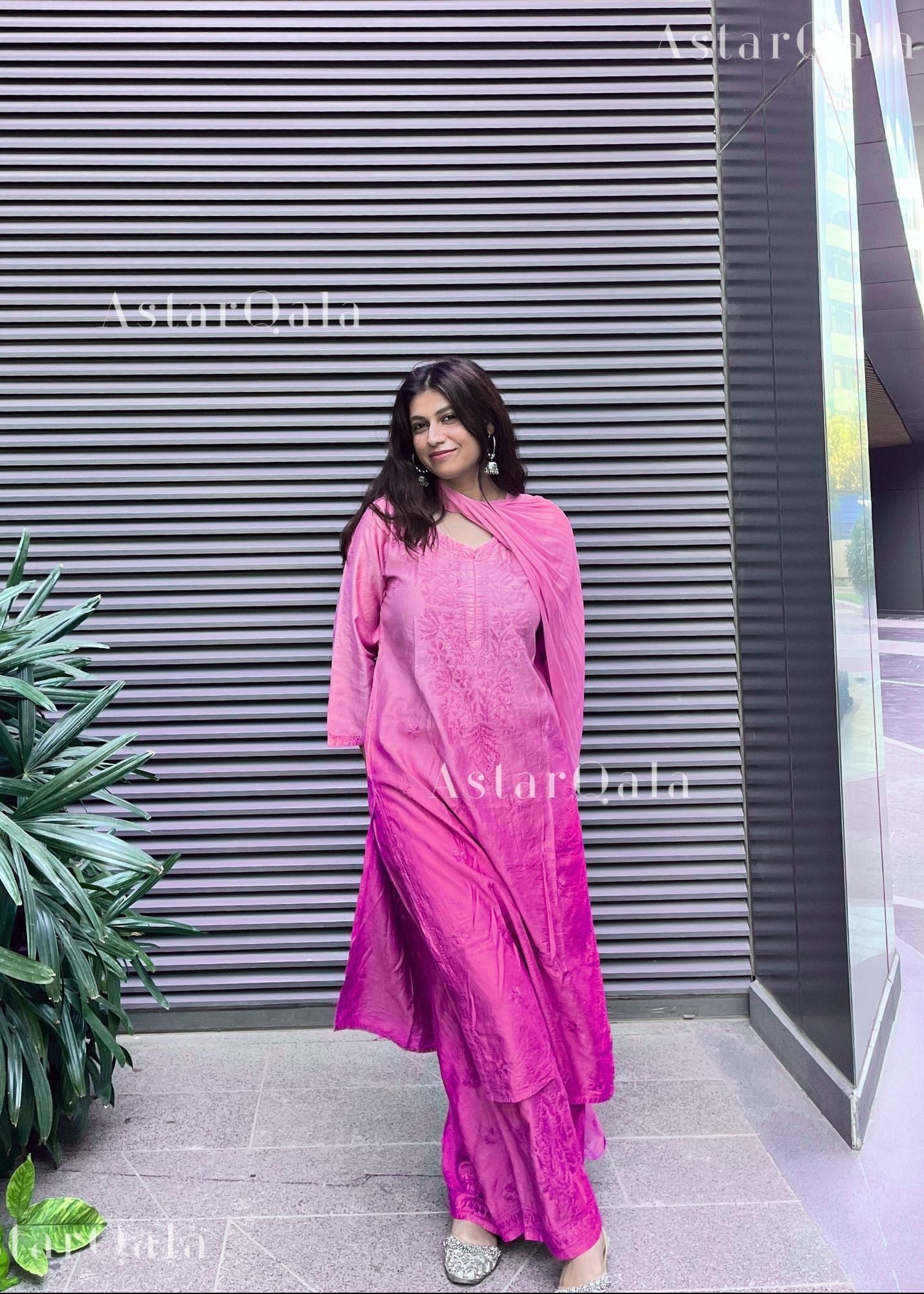 AstarQala - Bahar Premium Chanderi Chikankari Kurta Set For Women - 4XL-5XL - 179_8e2ac169-c981-47f7-8094-5db5fd5f12c8